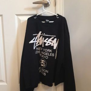 COPY - stüssy cropped crewneck
